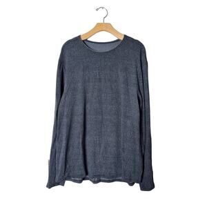 Lululemon Men's X-Large Dark Gray Long Sleeve Crew Shirt Swiftly Stretch